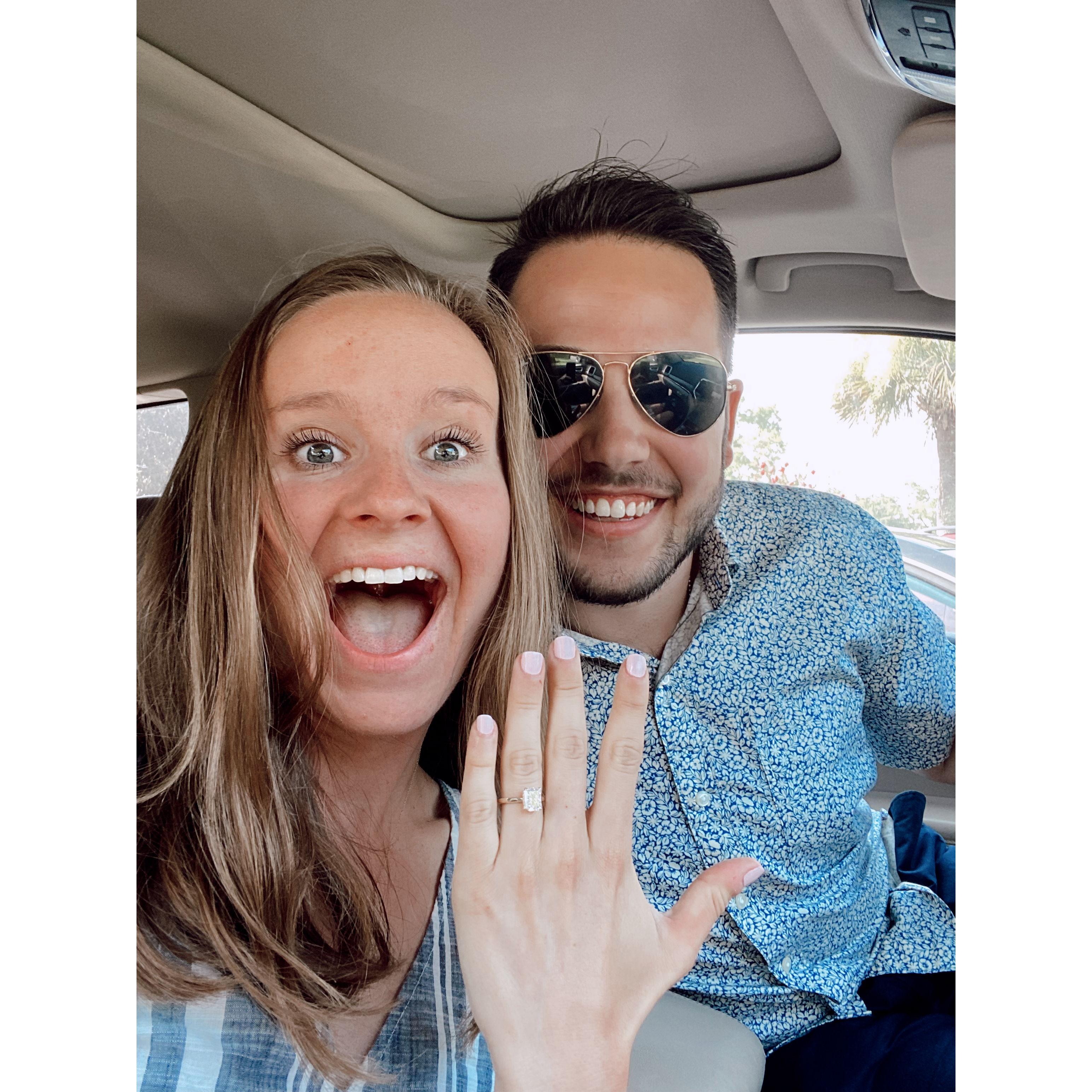 7.1.23 : the first engaged selfie!!!