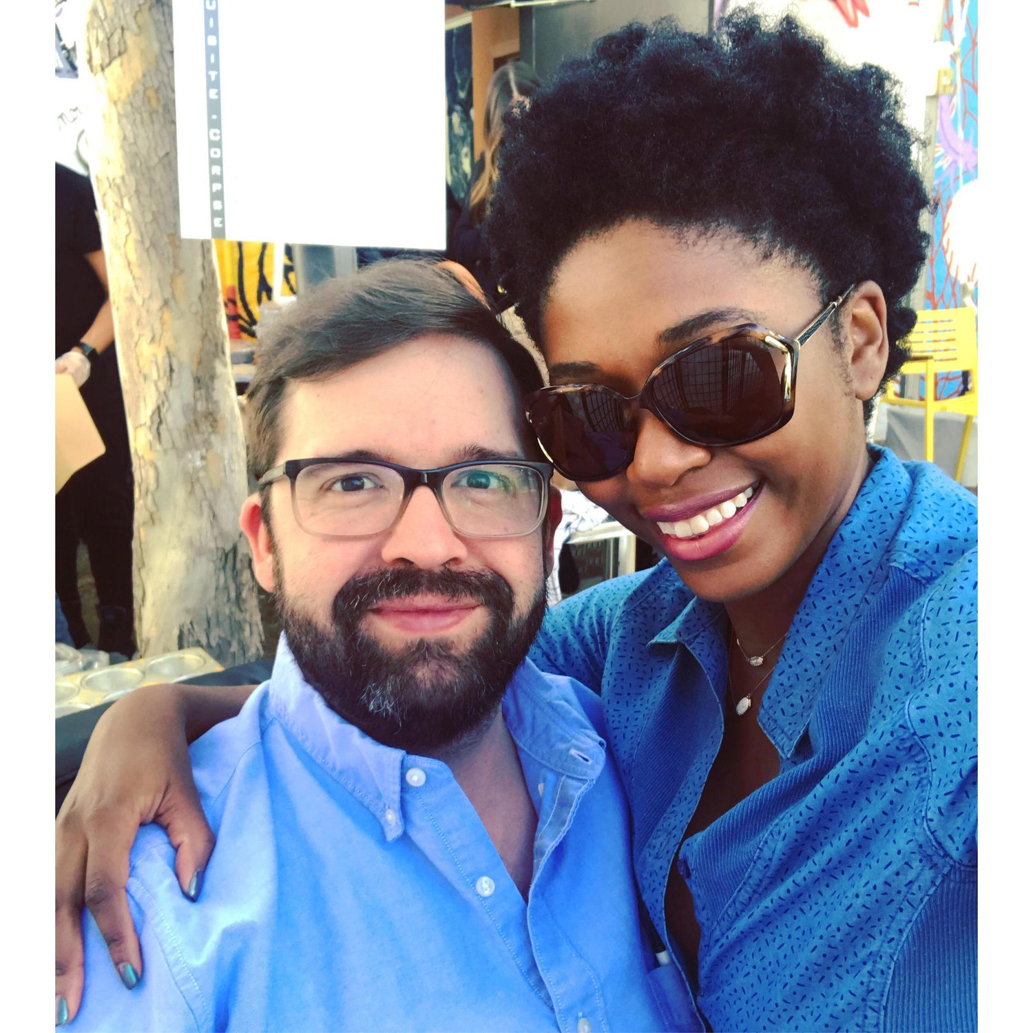 That time we accidentally wore matching outfits...