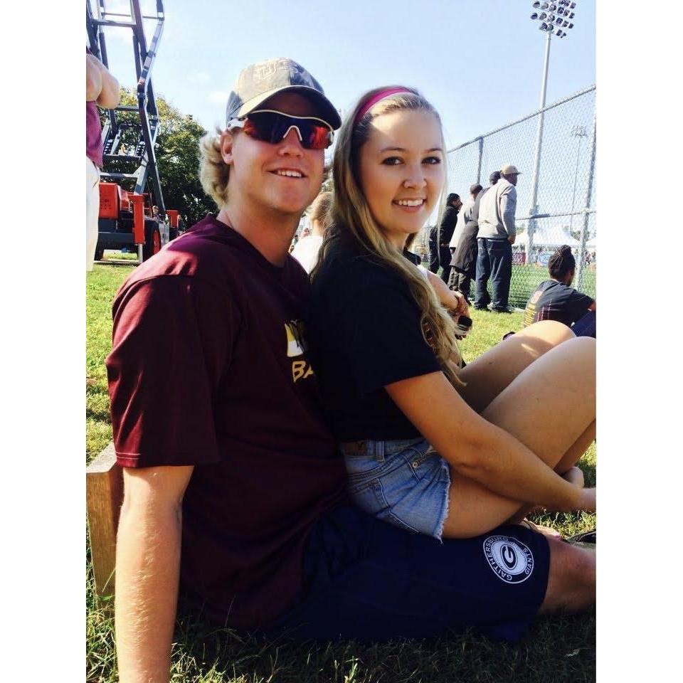 Sophomore year homecoming at Salisbury University - my favorite picture of us