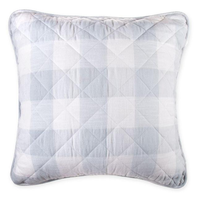 Bee & Willow™ Home Square Buffalo Check Throw Pillow in Spa