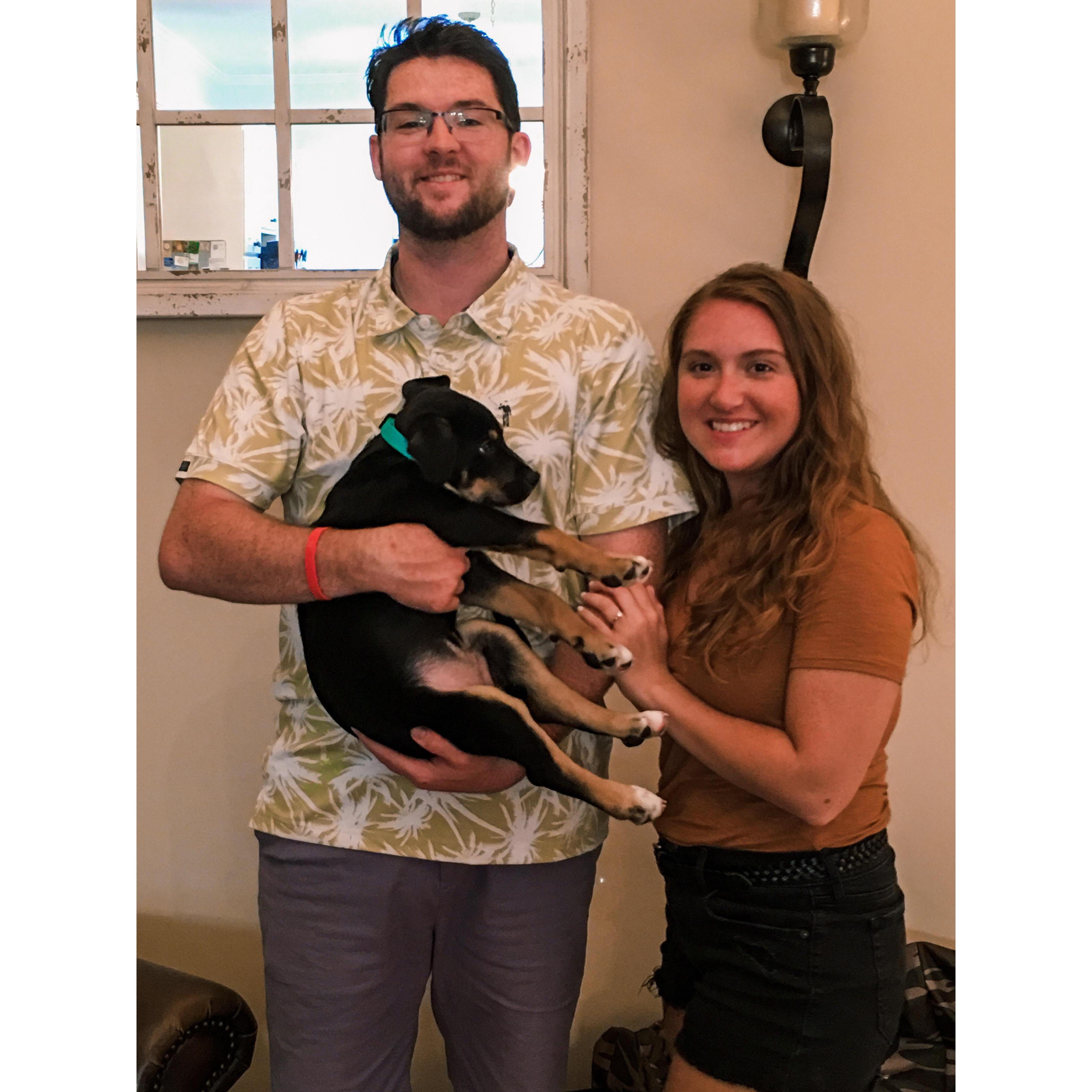 The day we got engaged