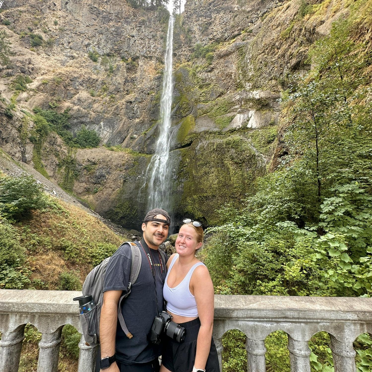 Our first official trip together visiting my brother and sister in law in Oregon