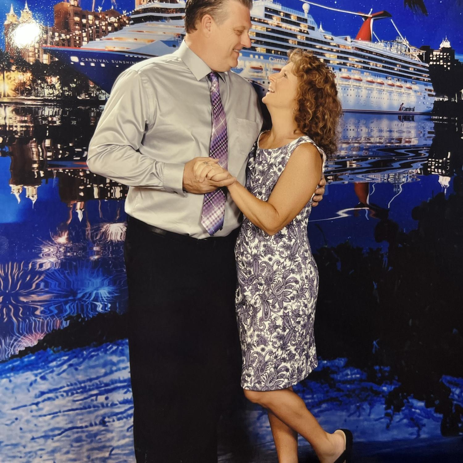 All dressed up on our cruise