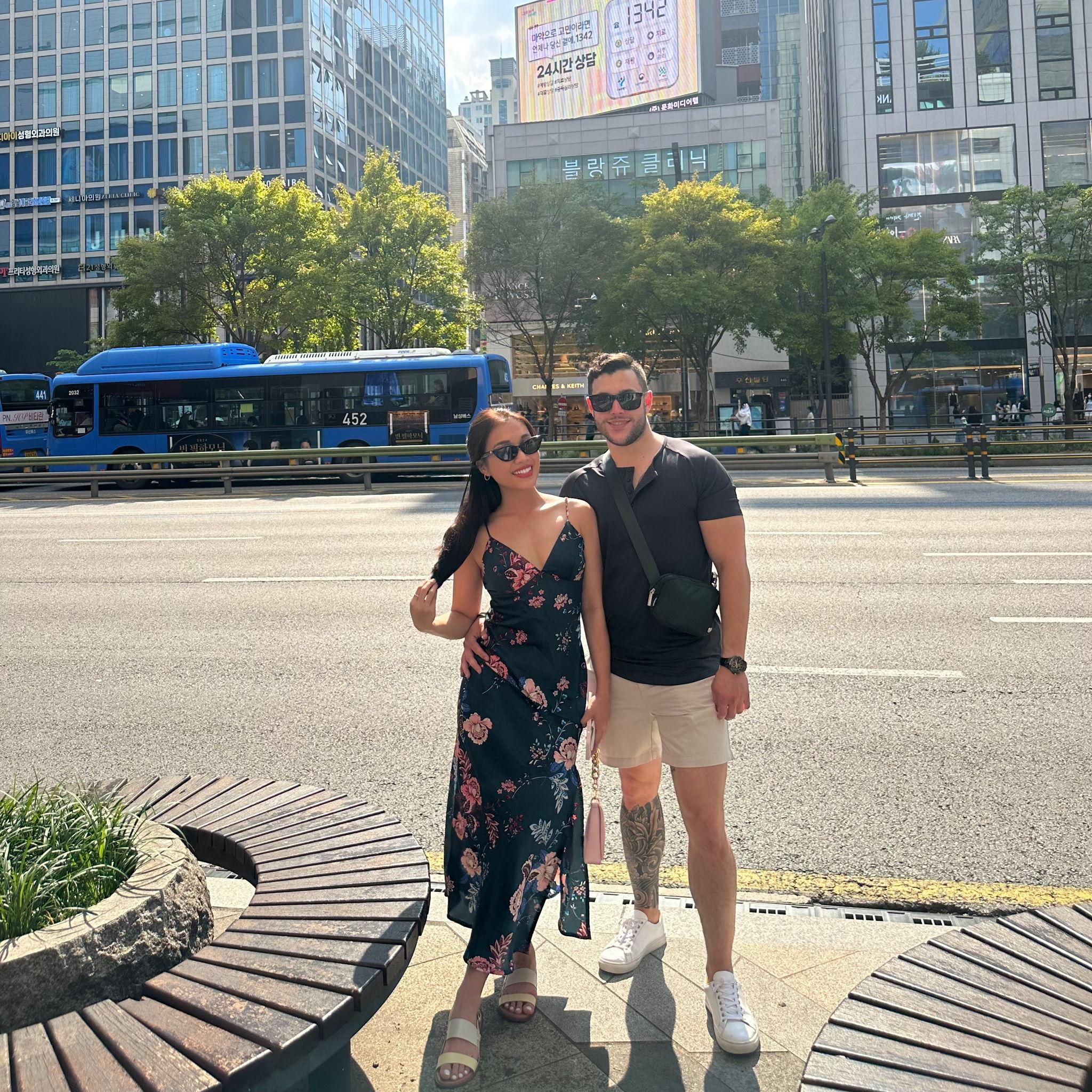 Our first international travel together (Korea)