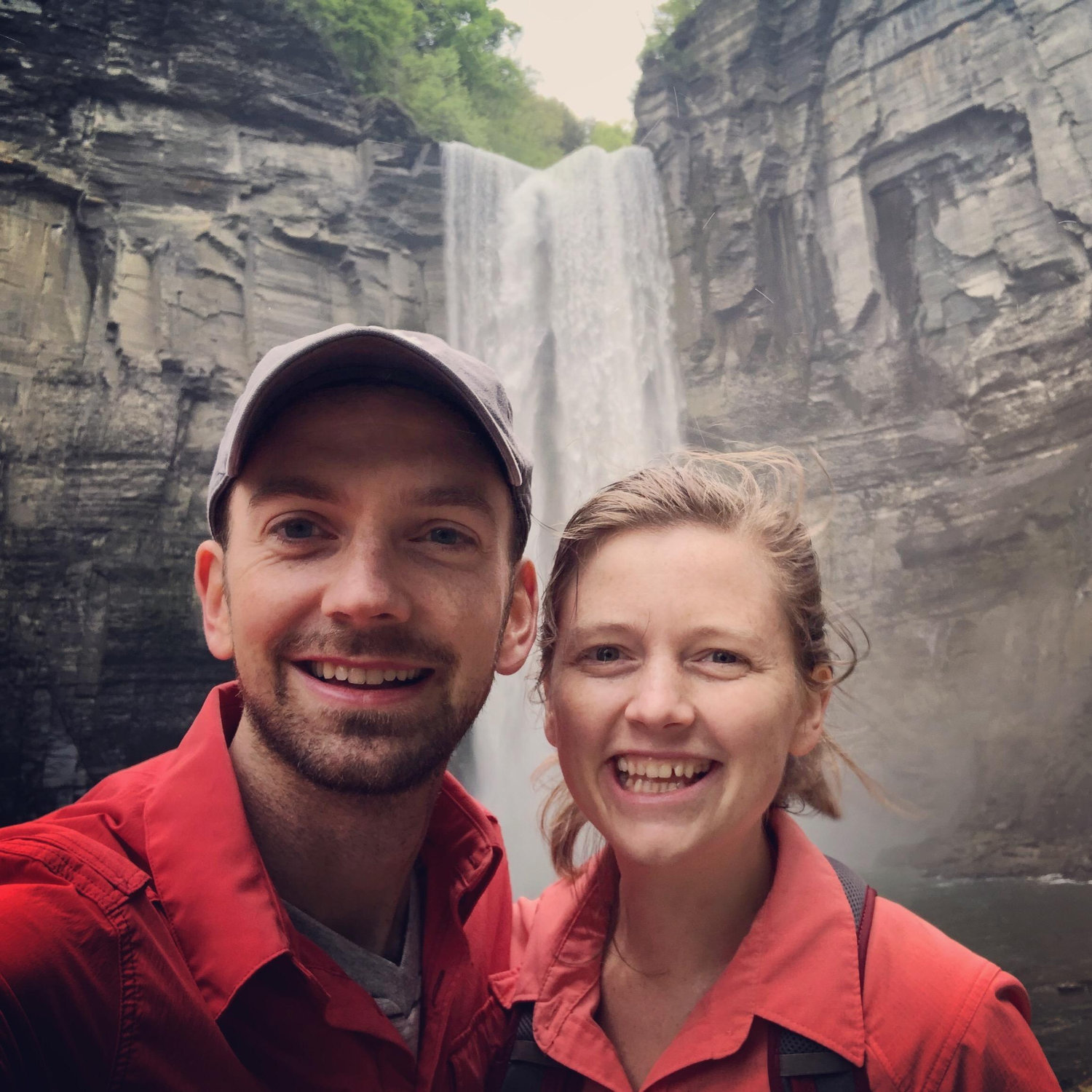 May 2019 - Here we are at Taughannock Falls! (You'll be here in May 2020!) It's the tallest waterfall east of the Rockies. We're pretty sure we read that somewhere.