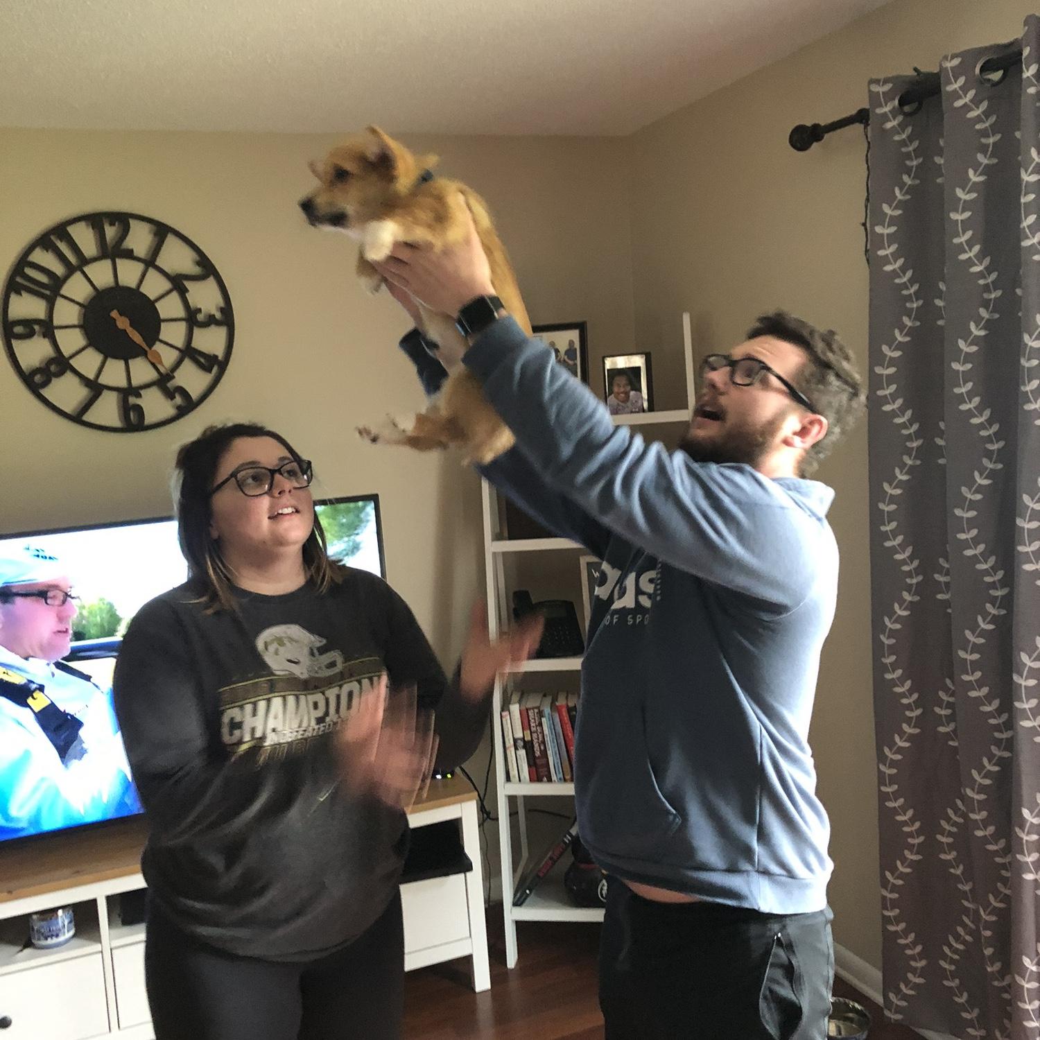 Our first day as a family of 3!