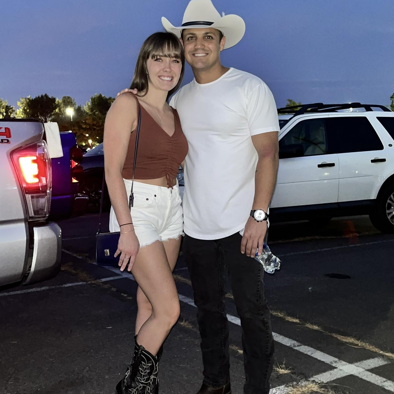 Night at the rodeo!