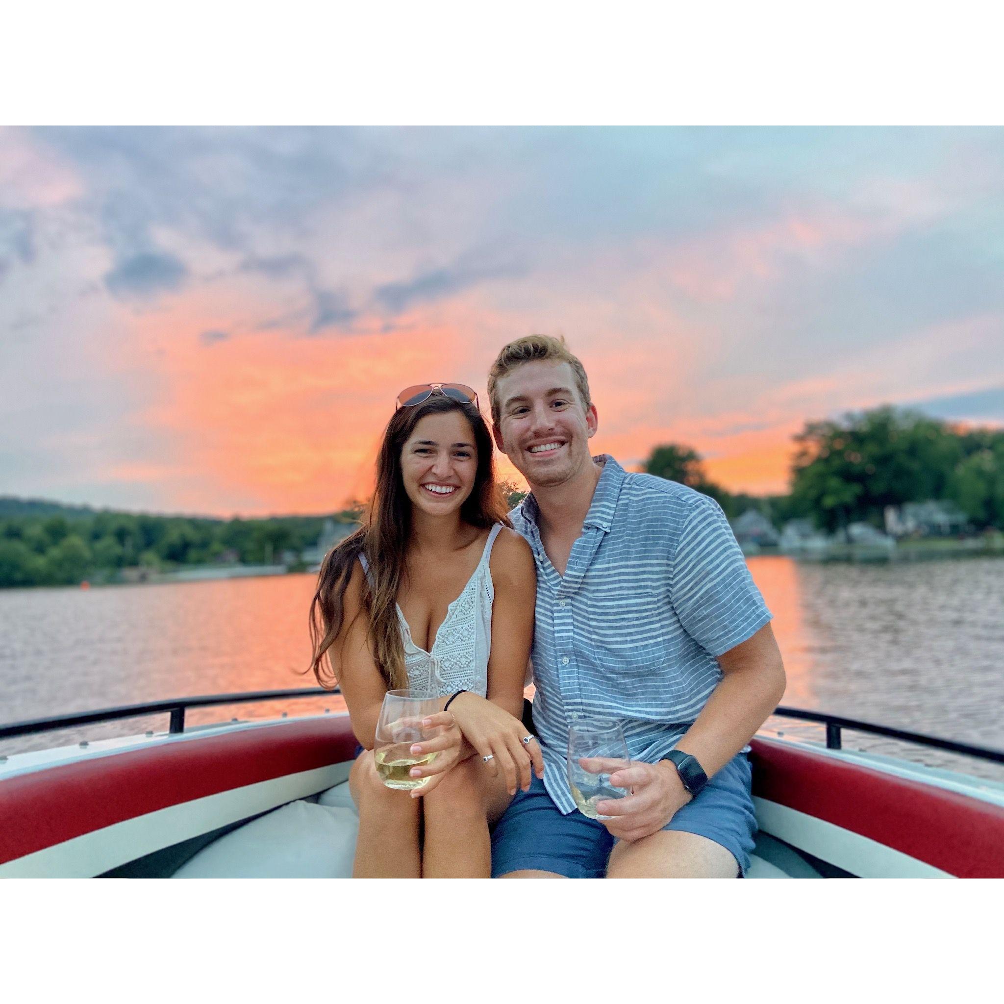 Cocktail cruise on Indian Lake, NJ