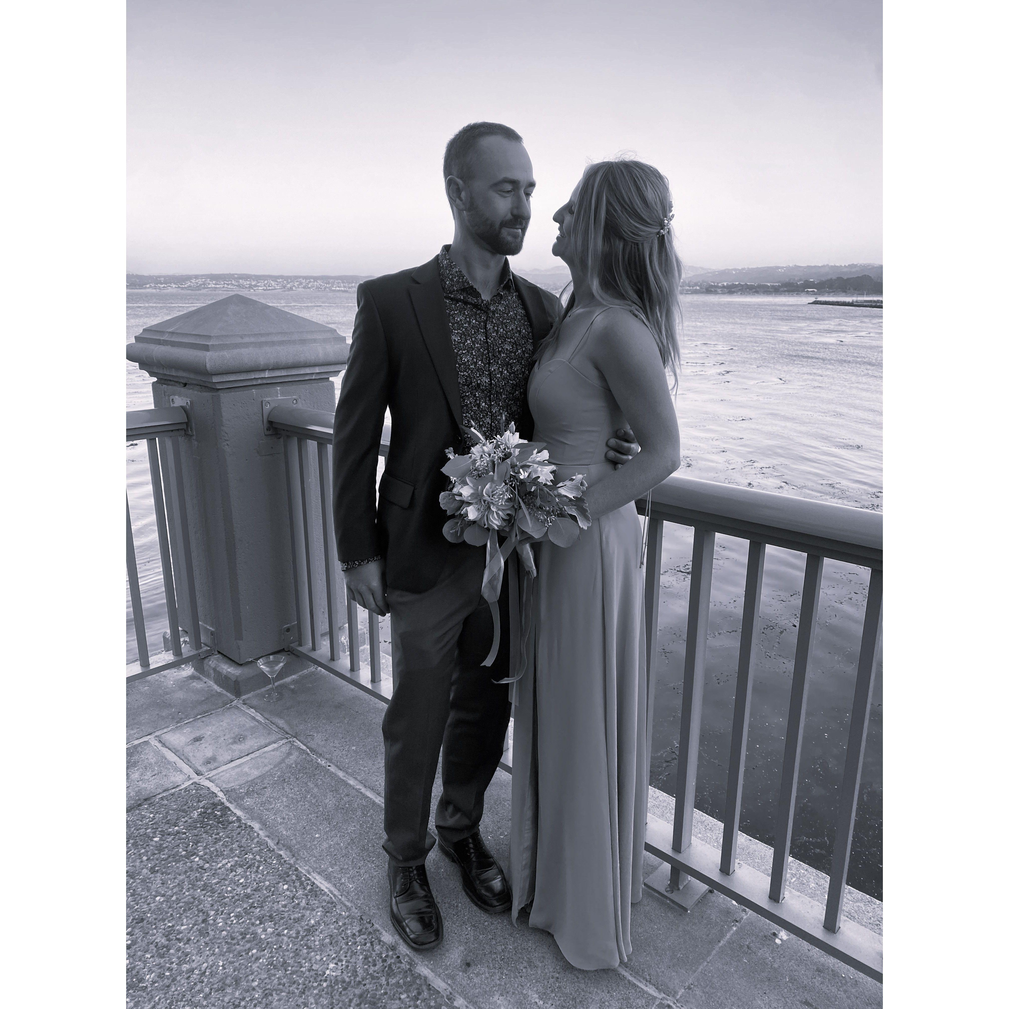 Chip and Kiely Northrop (Julie's cousin) wedding in Monterey, California