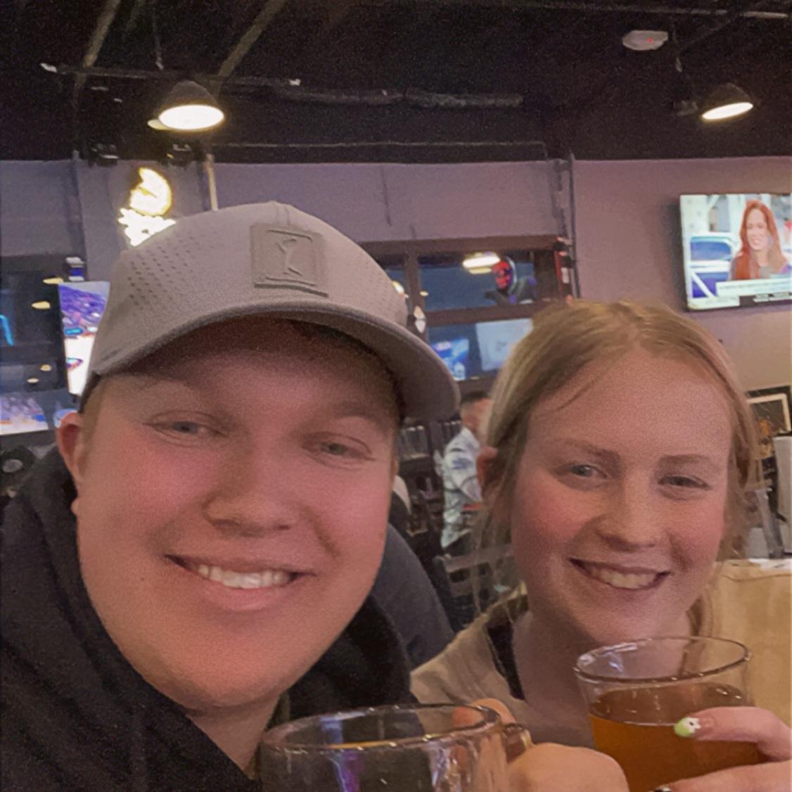 Our go to date night is going to the bout time by our house!