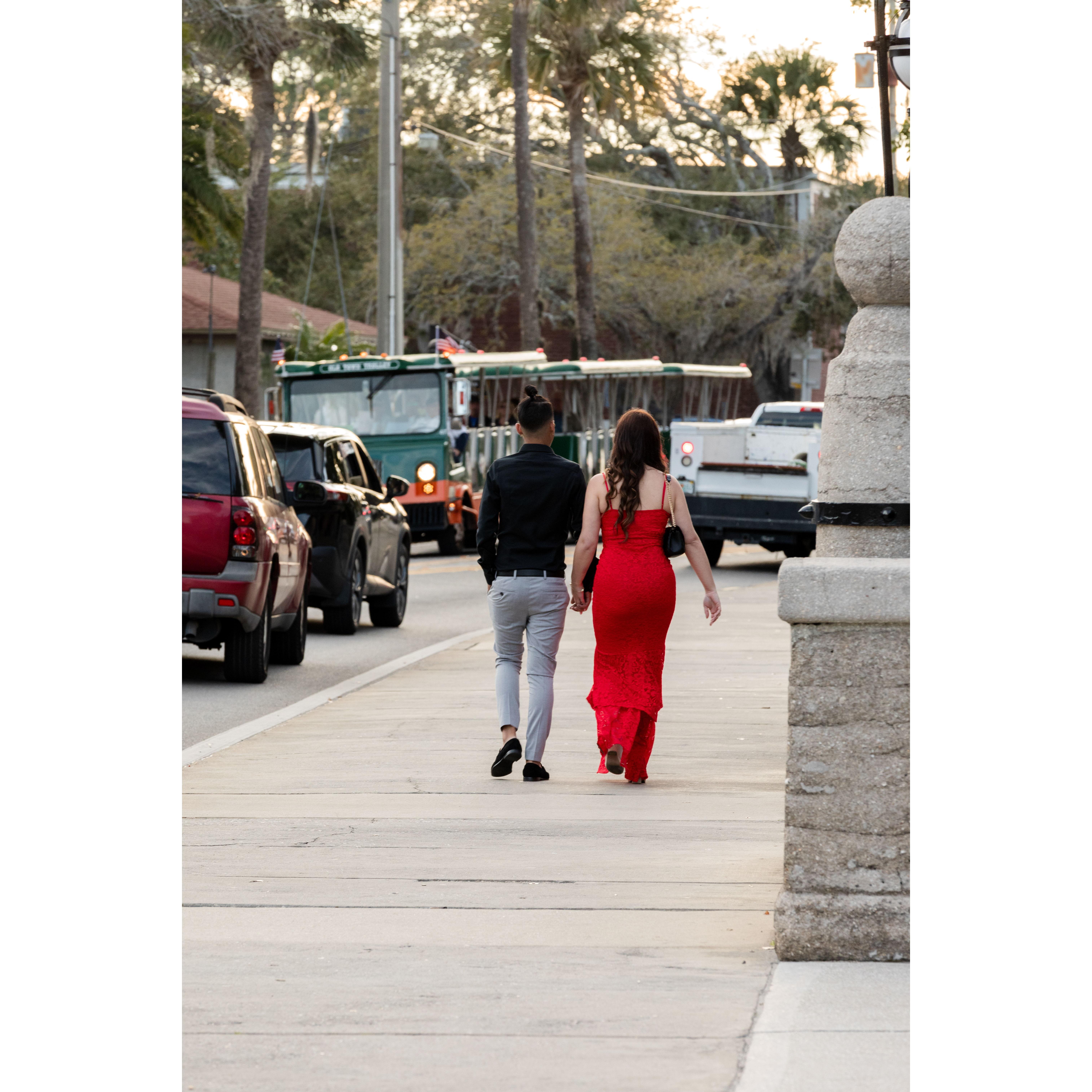 Eliel said we had a history tour to go to at the Flagler College before Dinner, so we made our way!