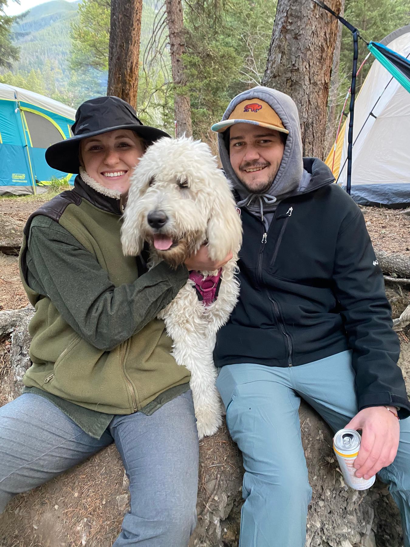 Camping trip near Columbus, MT