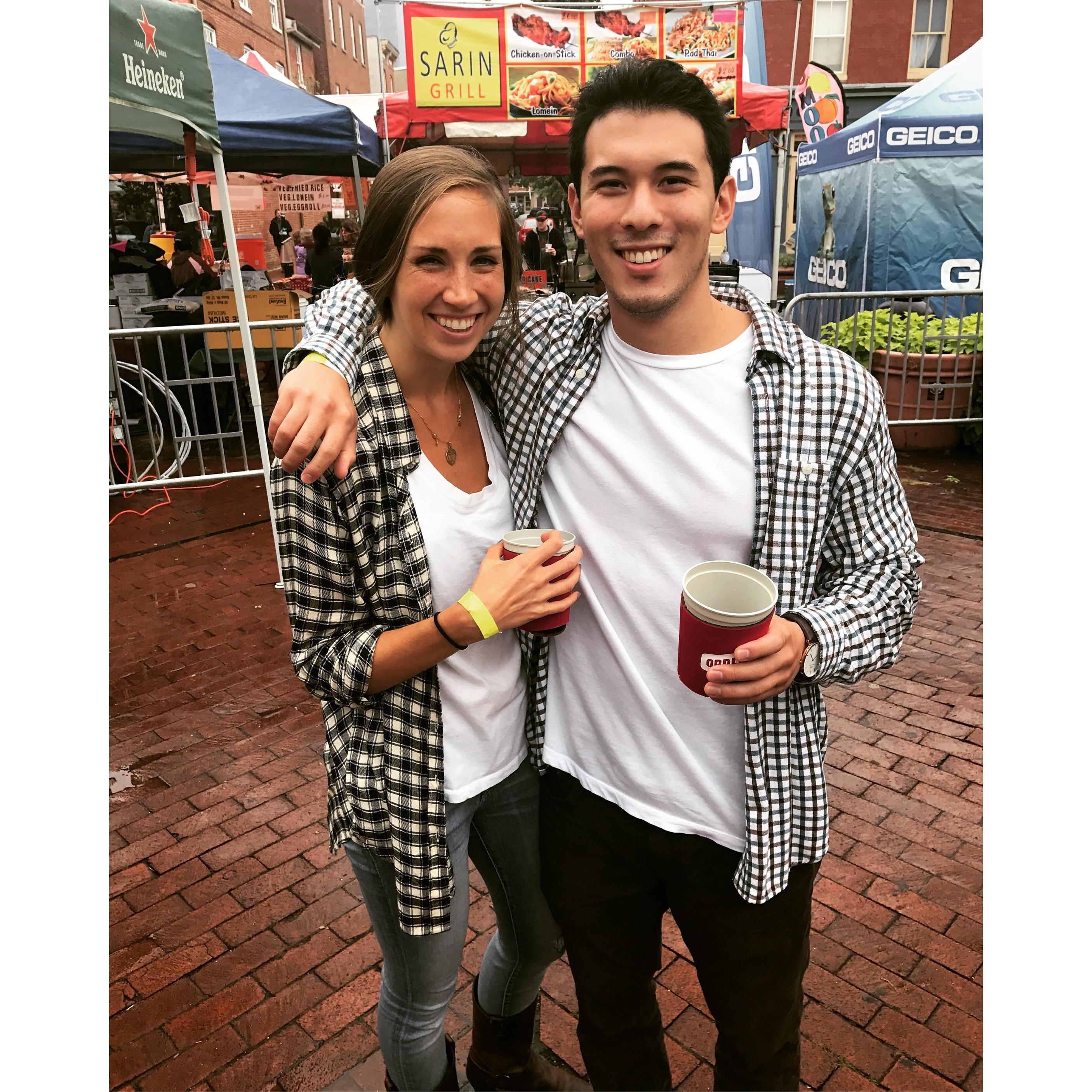 Fell's Point festival in Baltimore