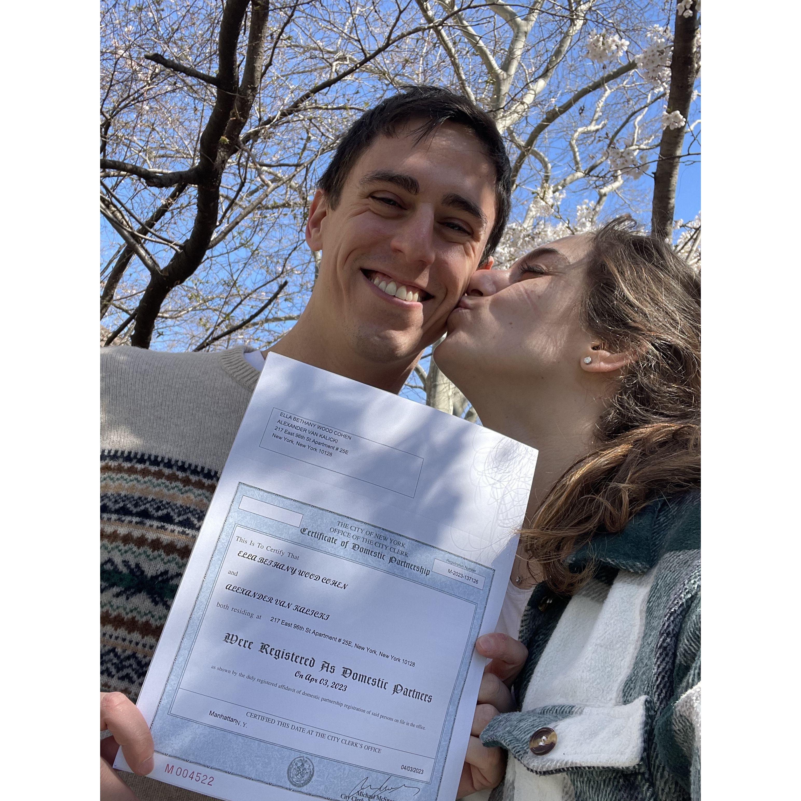 Getting the Domestic Partnership needed to live together in resident housing