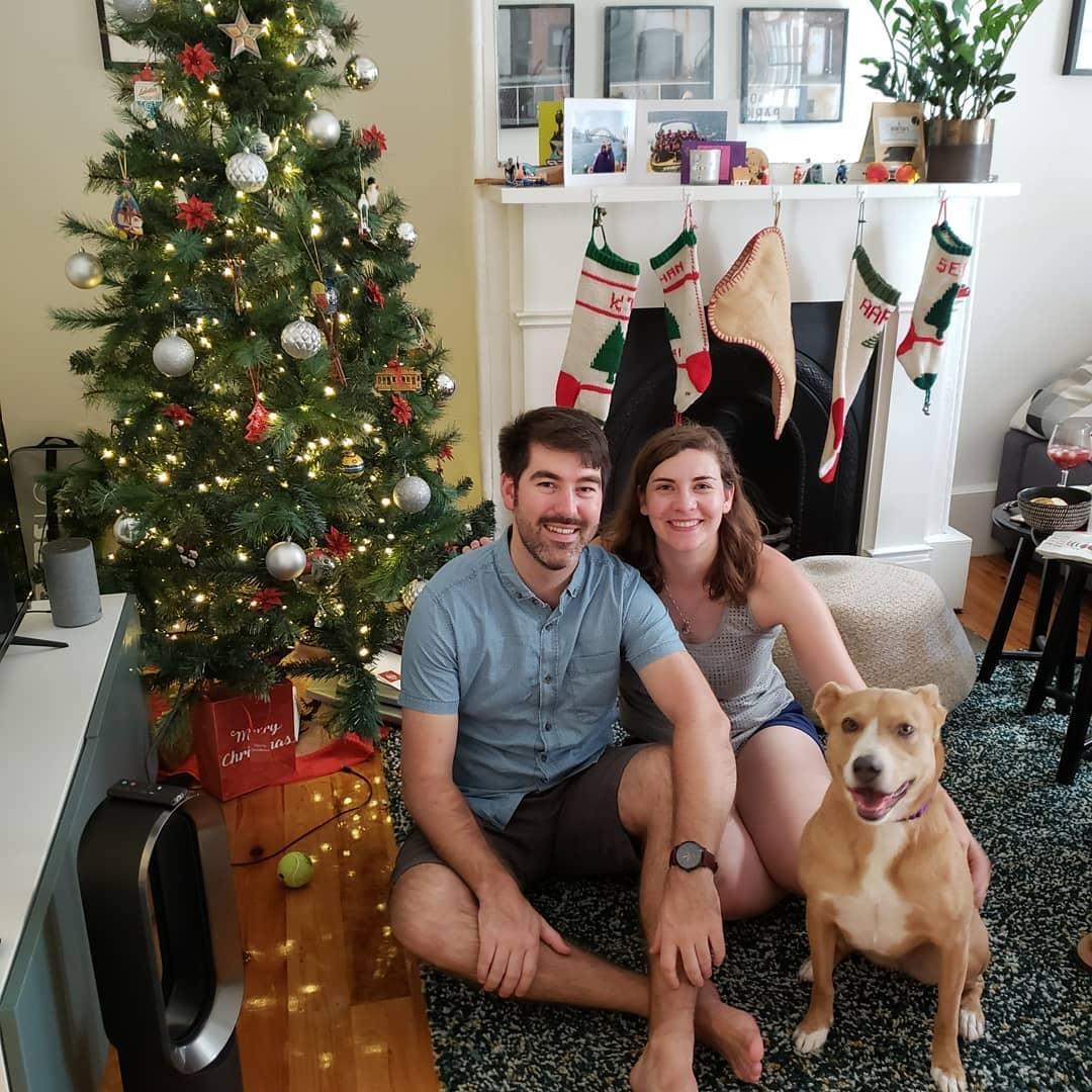 Our first Christmas in Sydney.