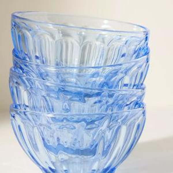 The Latte Glass Cereal Bowls, Set of 4: Amelie Edition