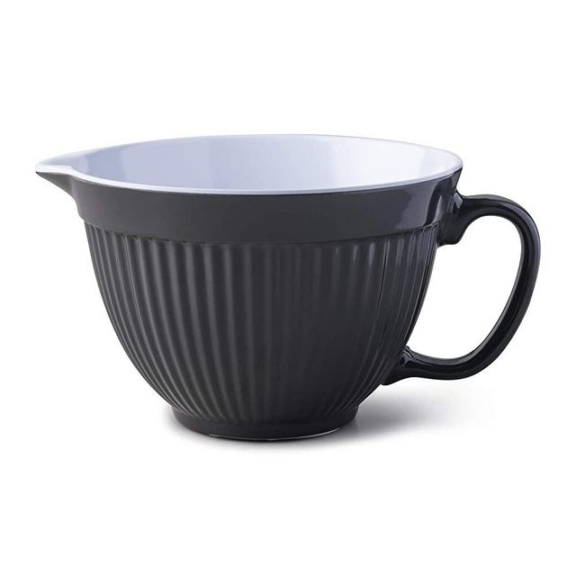 Zeal Two Tone Mixing Bowl/Batter Jug 20cm-Dark Grey
