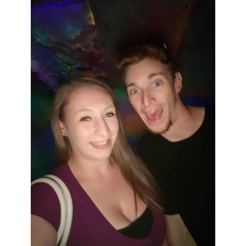 On our 1 year aniversary.