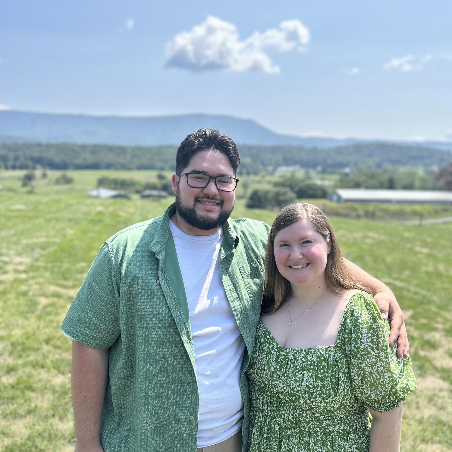 The day after he proposed at a family gathering!