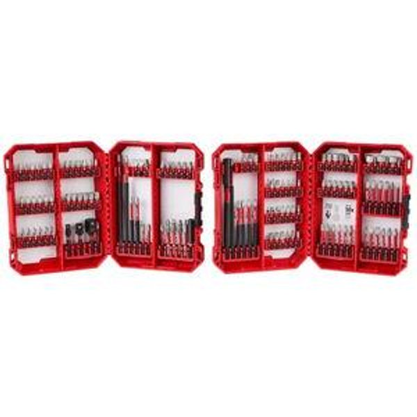 Milwaukee SHOCKWAVE Impact Duty Driver Bit Automotive Set - 124PC, (48-32-4034)