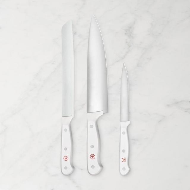 Wüsthof Gourmet White Starter Knives, Set of 3