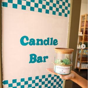 Custom Candle at The Candle Bar