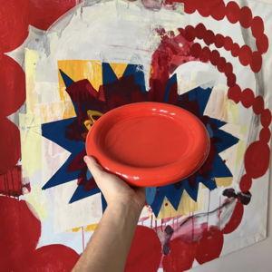 Gustaf Westman Chunky Plate - Red