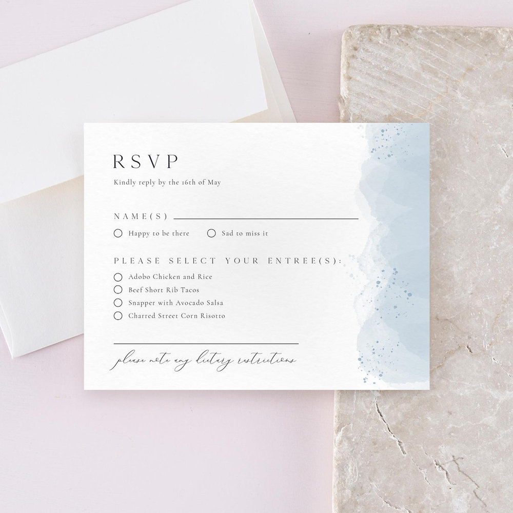 Zortas Frame | Ebony | Zola Wedding Invitations
