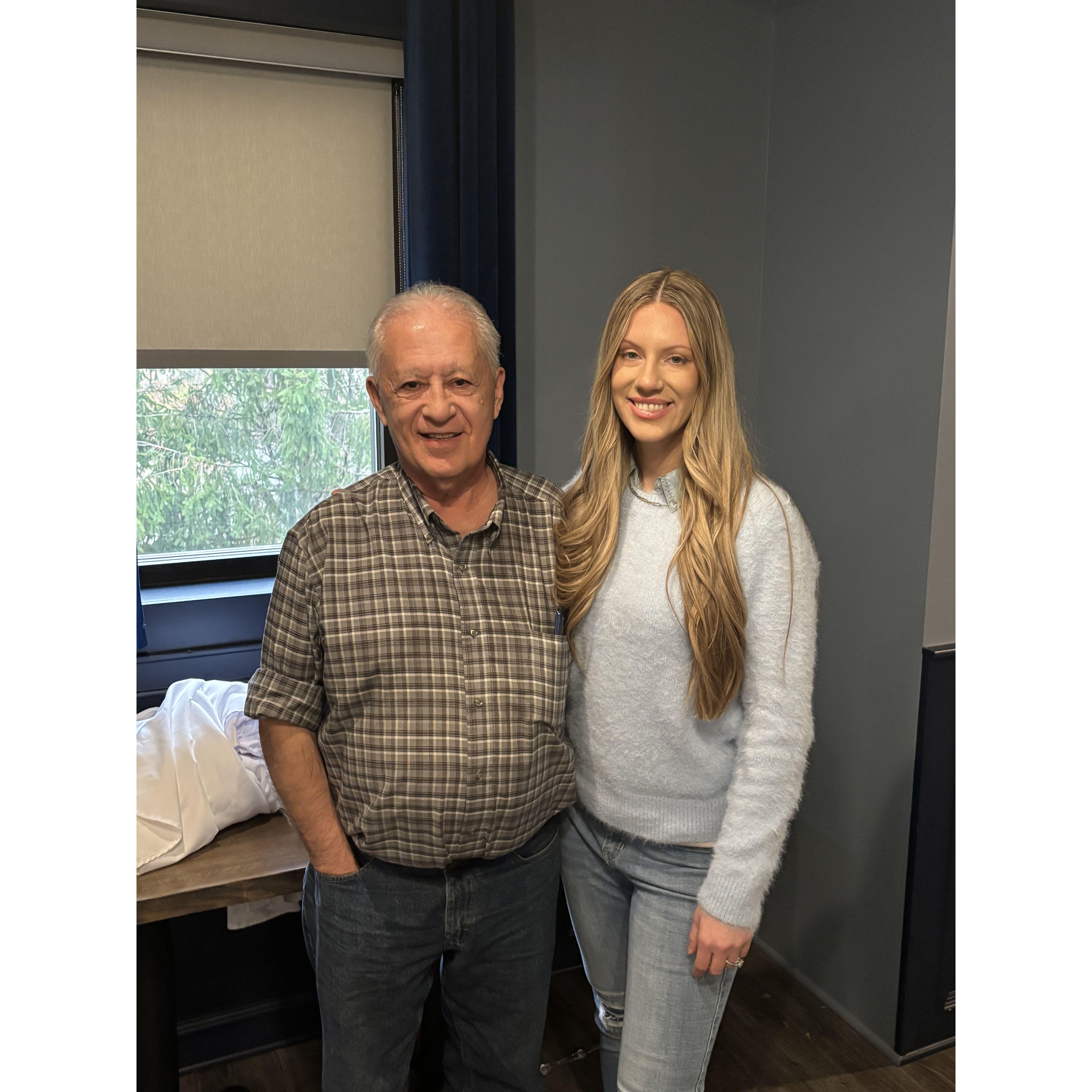 Dad and his little girl