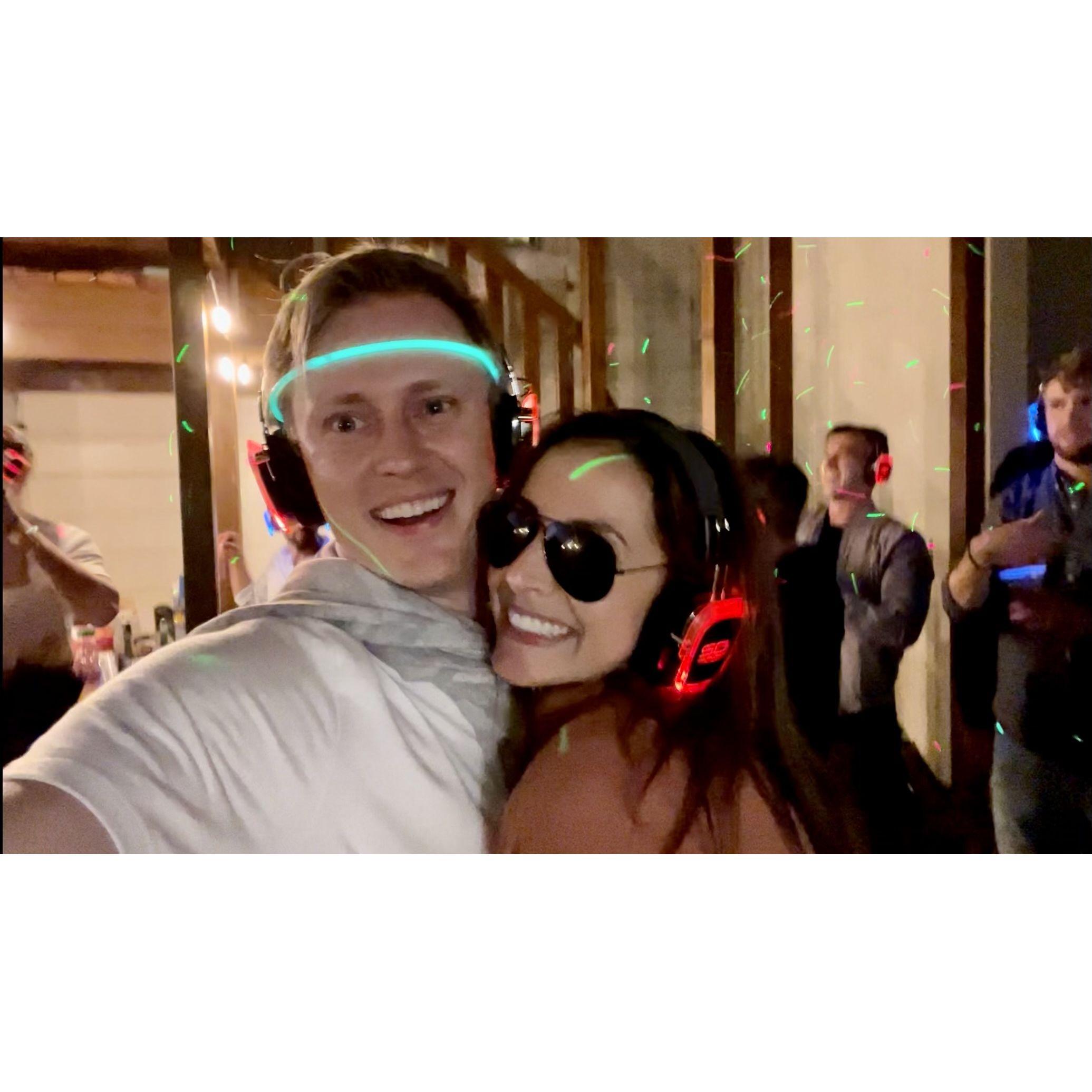 Silent disco party!