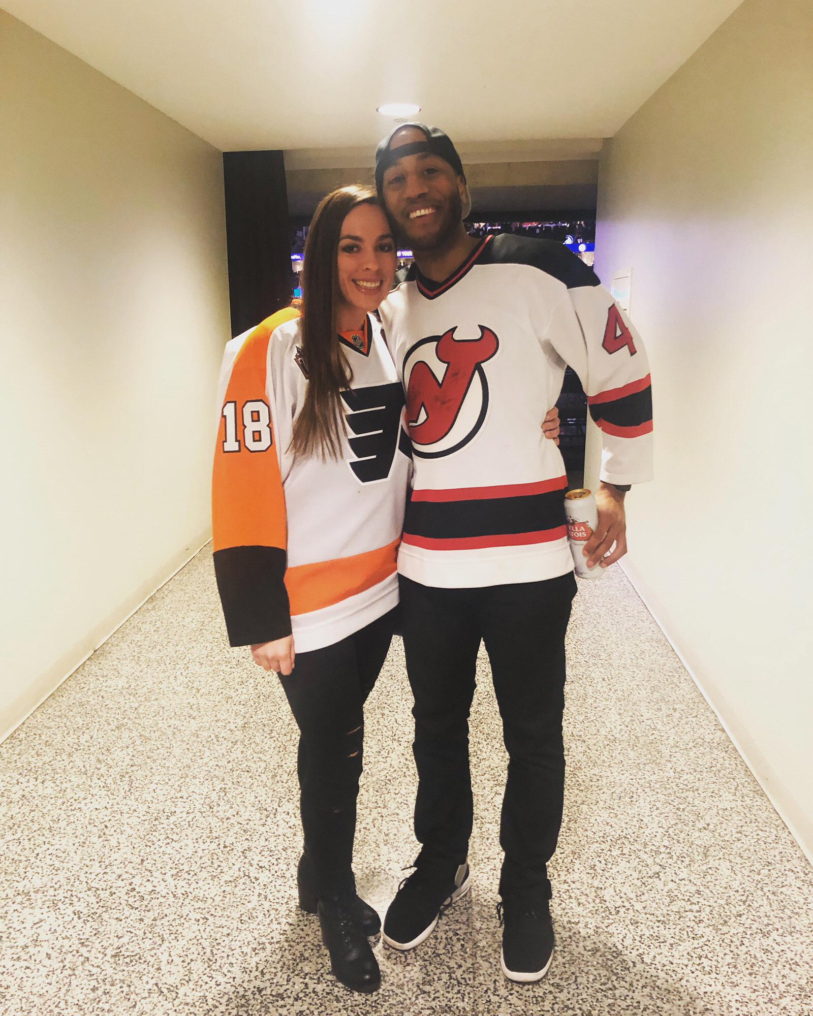Prudential Center (day before our engagement)