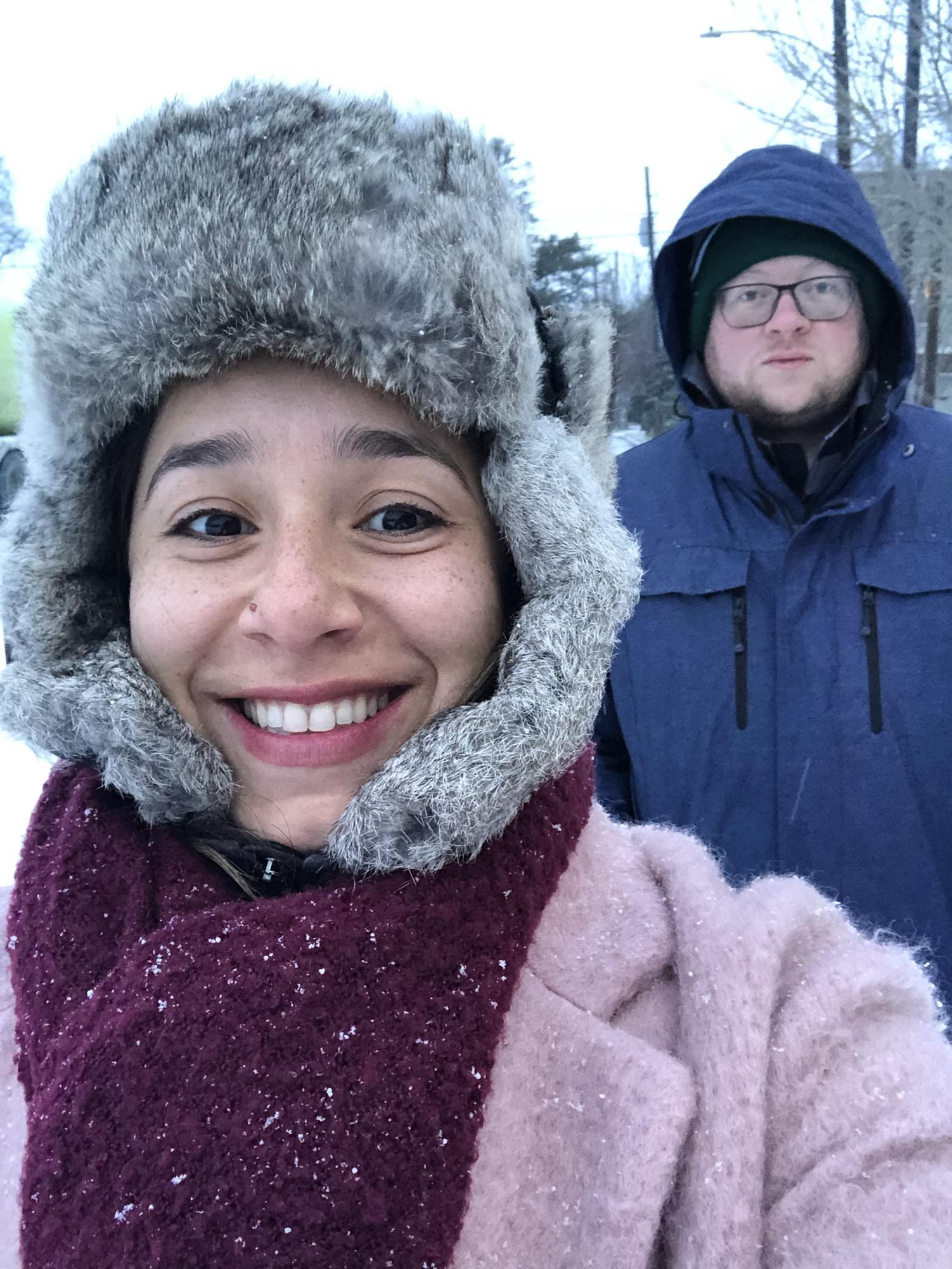 The Great Freeze, a day before we eloped in the tropics