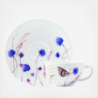 Azur Breakfast Cup & Saucer, Set of 2