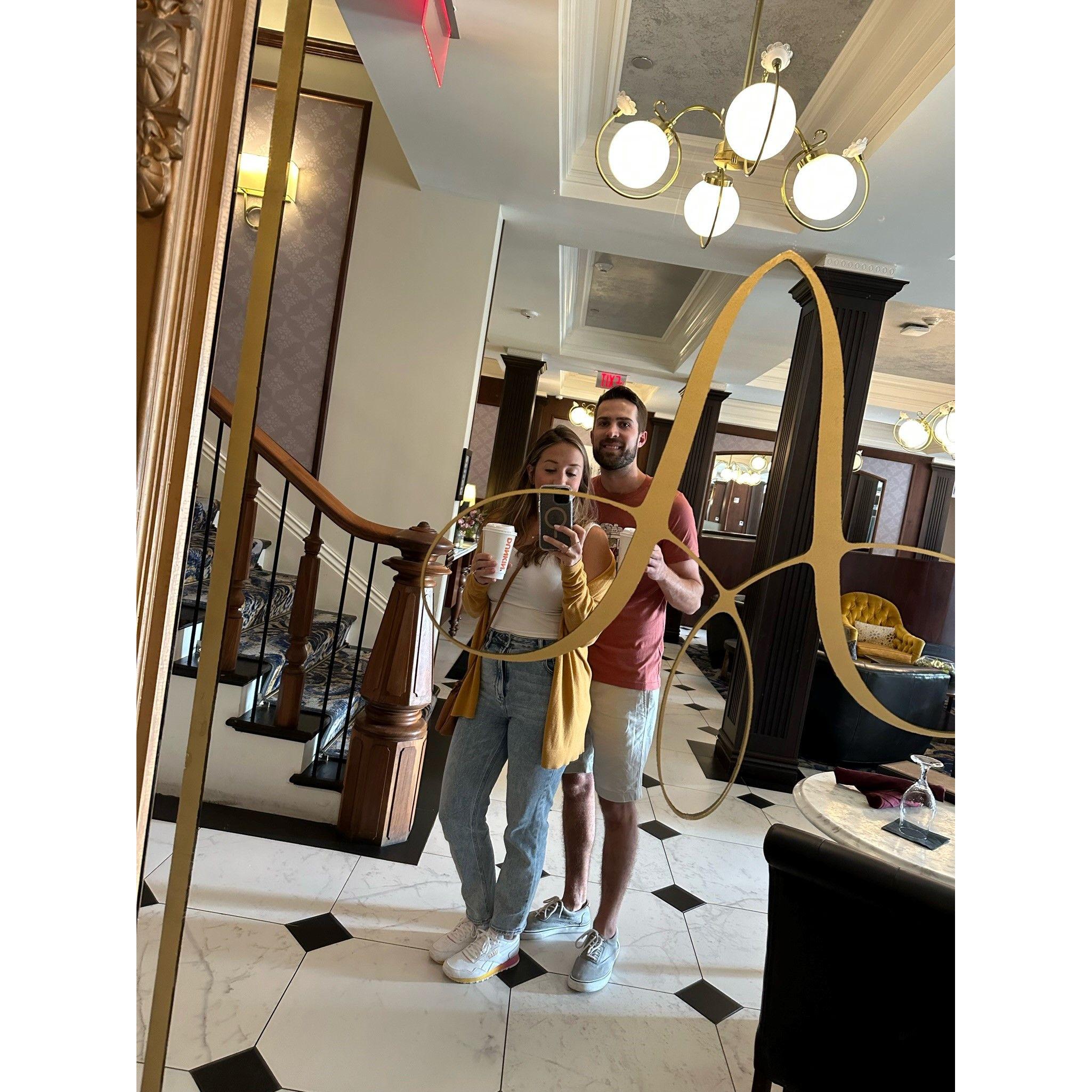 Officially touring our fabulous venue!