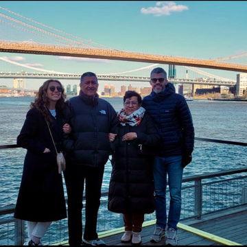 NYC: Phil's first time meeting the family. Celebrating Julieta's dad 60th birthday.