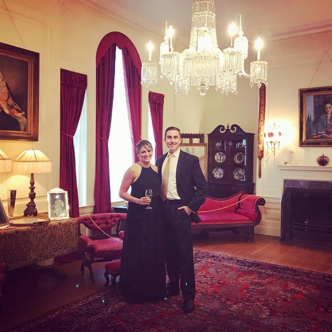 At the Woodrow Wilson House in Washington, DC