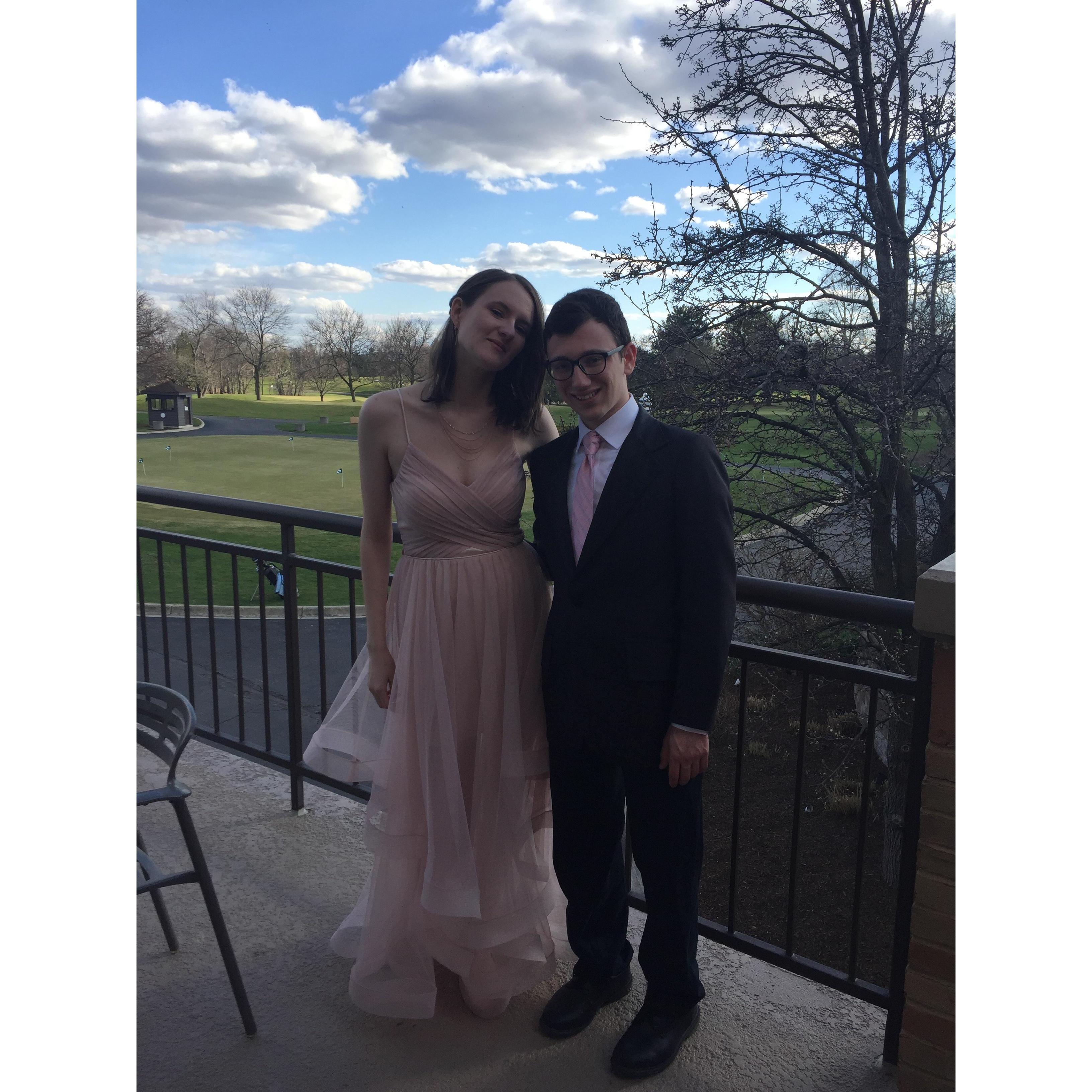 Spring formal 2019, our first formal dance together!