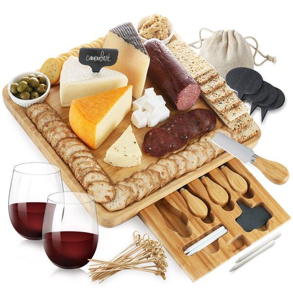59 Piece Cheese Board with Cutlery Set
