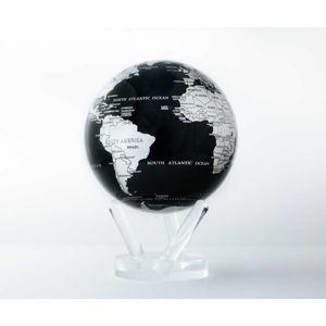 Black and Silver Globe 6in.