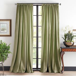 Velvet Curtain Panel, Set of 2