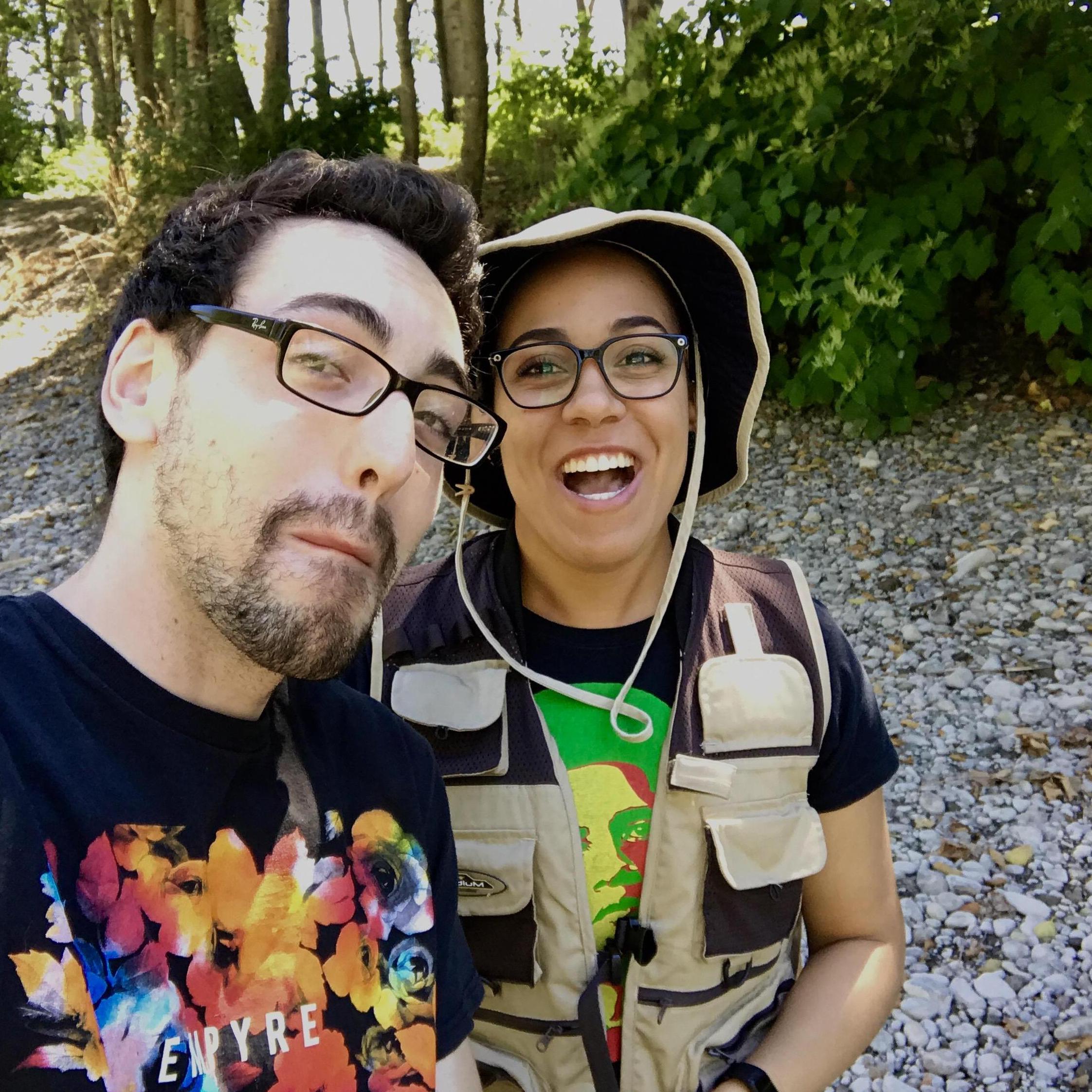 Our first fishing trip.