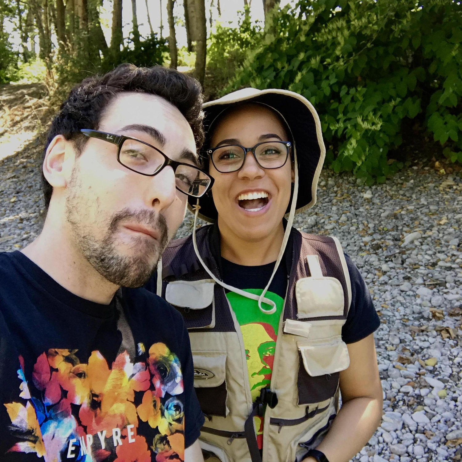 Our first fishing trip.