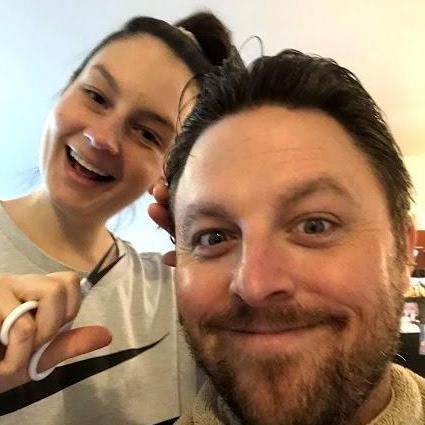 Much-needed at-home quarantine haircut