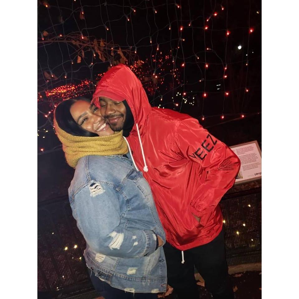 Our first time seeing Christmas lights together