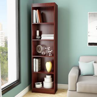 Axess 5-Shelf Narrow Bookcase