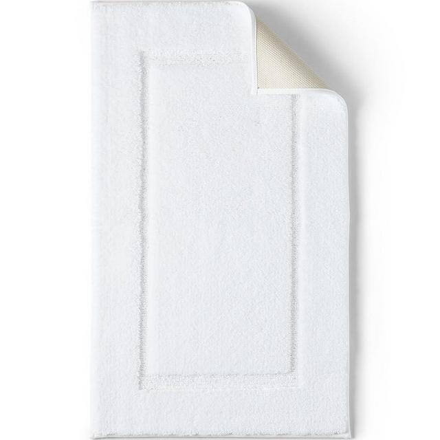 Lands' End Non Skid Bath Rug White 16" x 23"