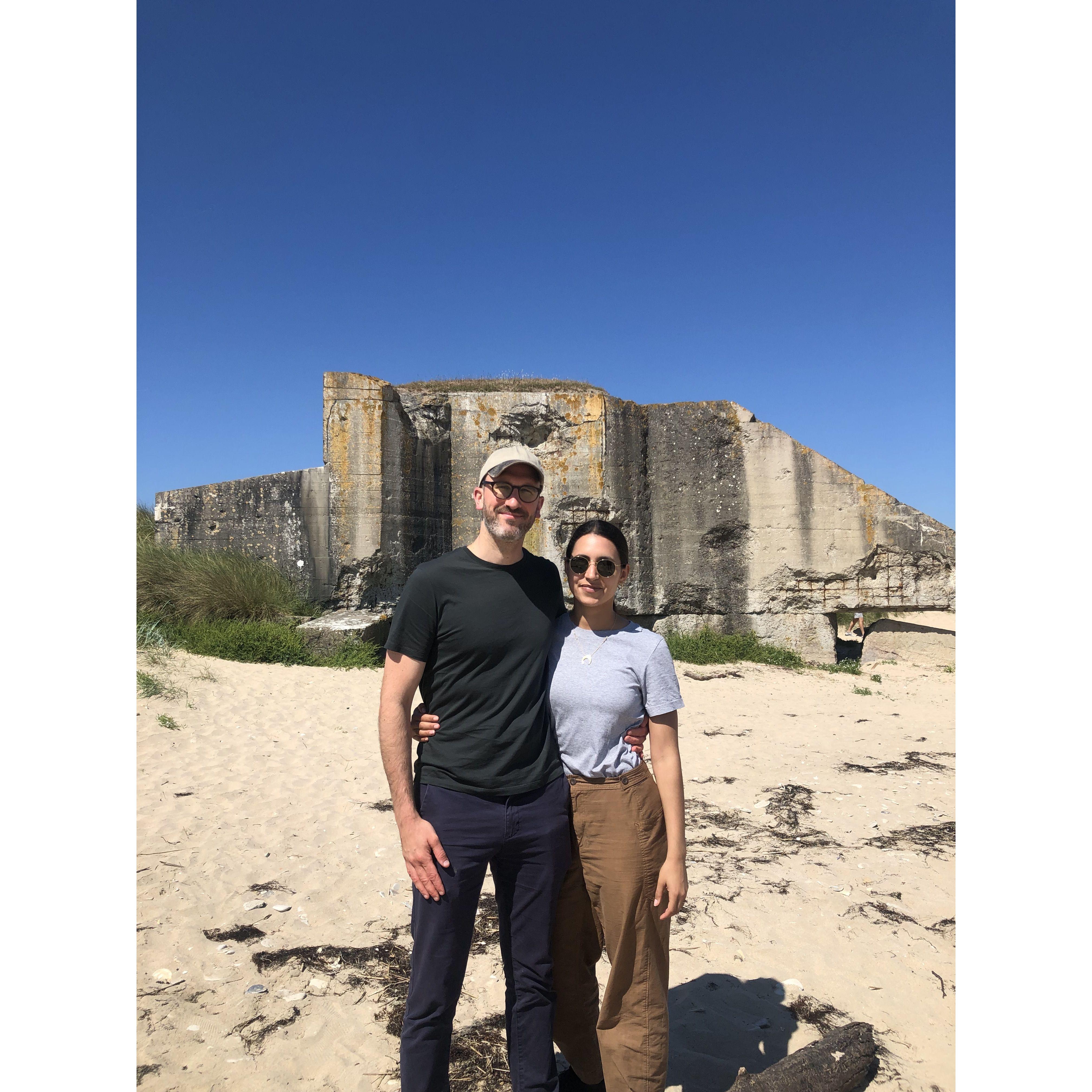 A tour of the beaches in Normandy