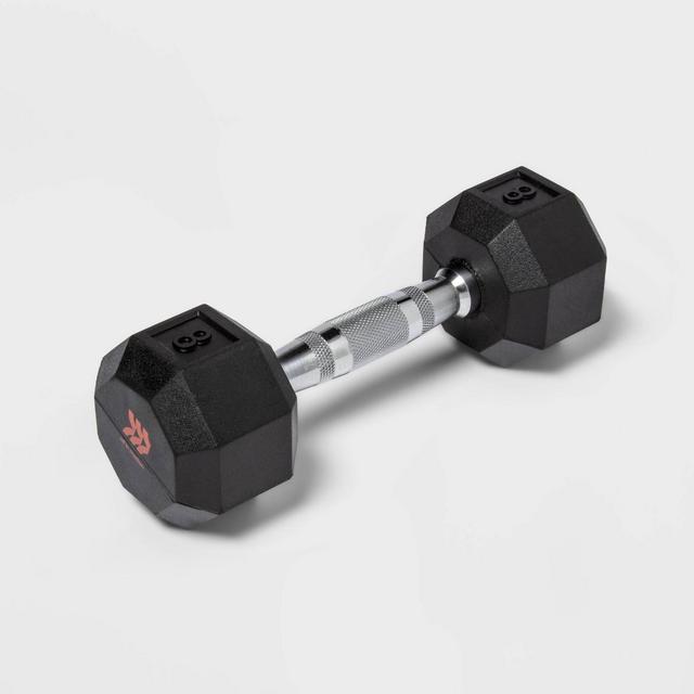 Hex Dumbbell 8lbs Black - All in Motion™