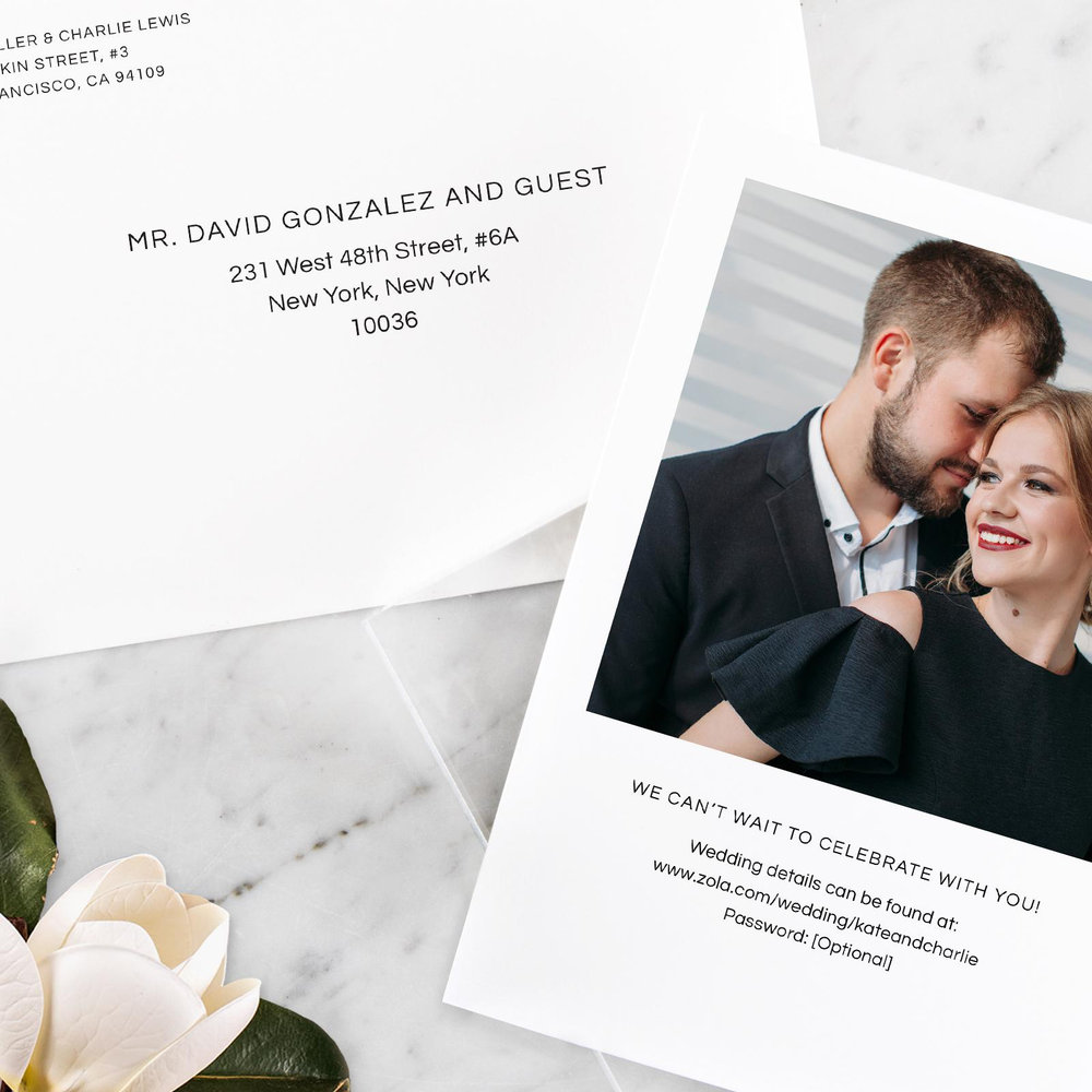 Woads Corner | Ivory | Zola Wedding Invitations