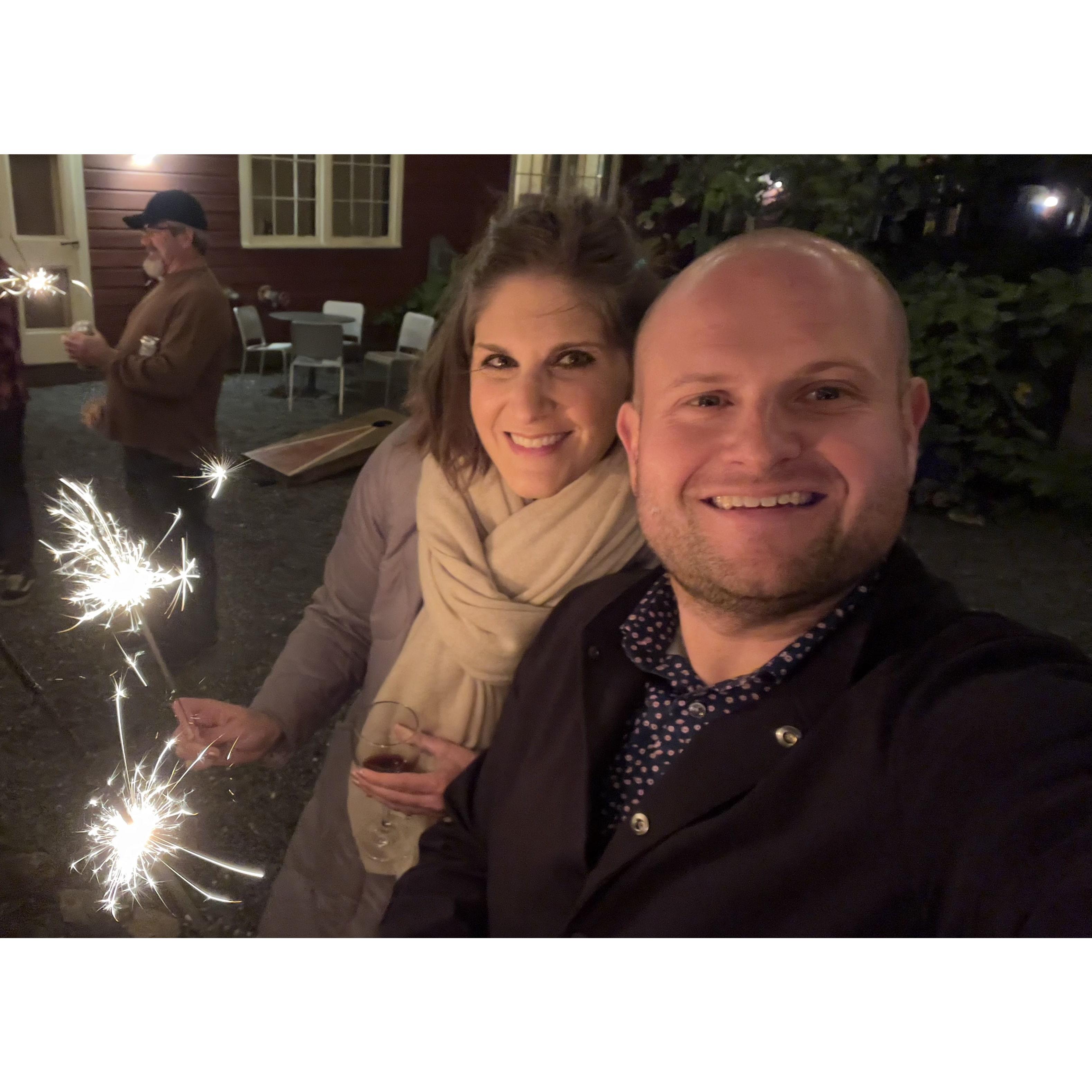 Celebrating our dear friends Abi and John